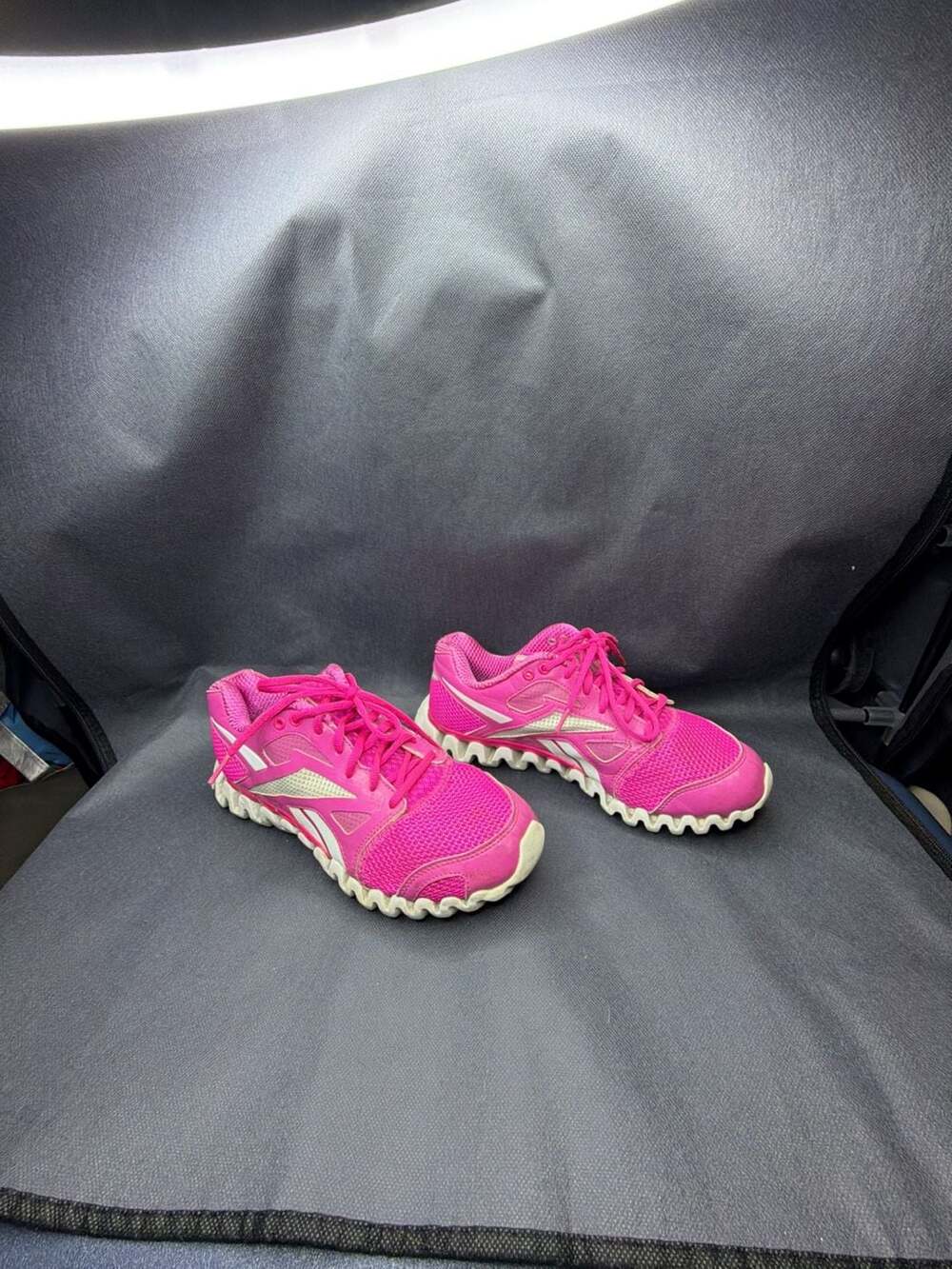 Reebok Womens ZigNano Pink Mesh Athletic Running Shoes Women’s Size 8 manufactur